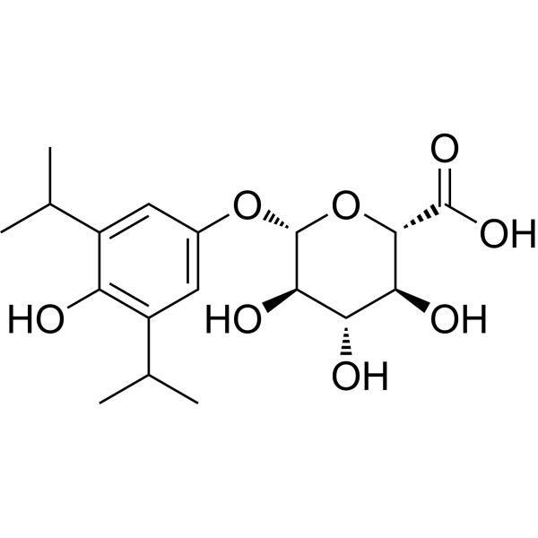 4-Hydroxy propofol 4-O-β-D-Glucuronide 115005-78-2